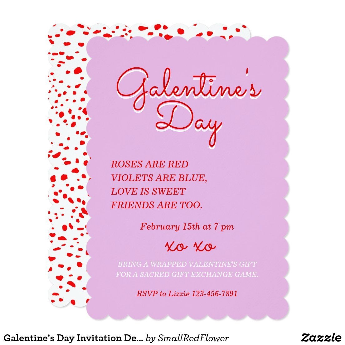 Galentine Invite Template Free Dev onallcylinders