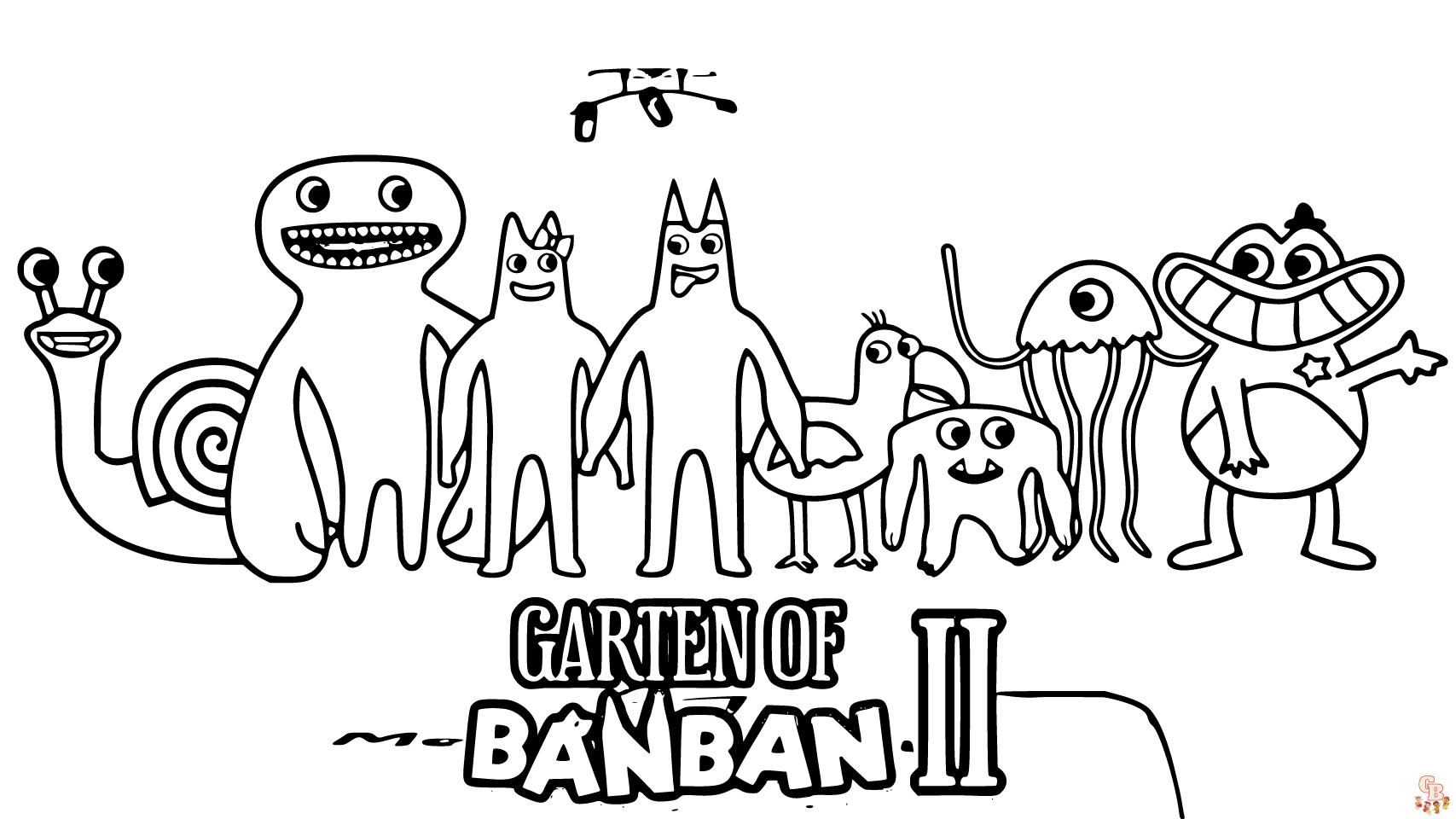 Garten Of Banban Chapter Coloring Pages GBcoloring 57 OFF