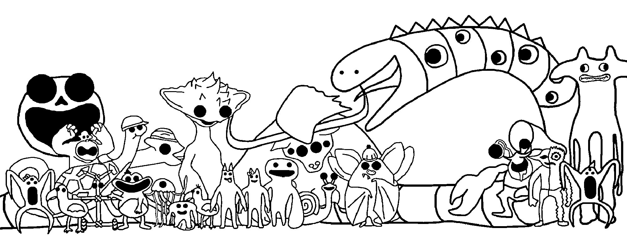 Garten Of Banban Coloring Pages Free Printable Easy To 50 OFF