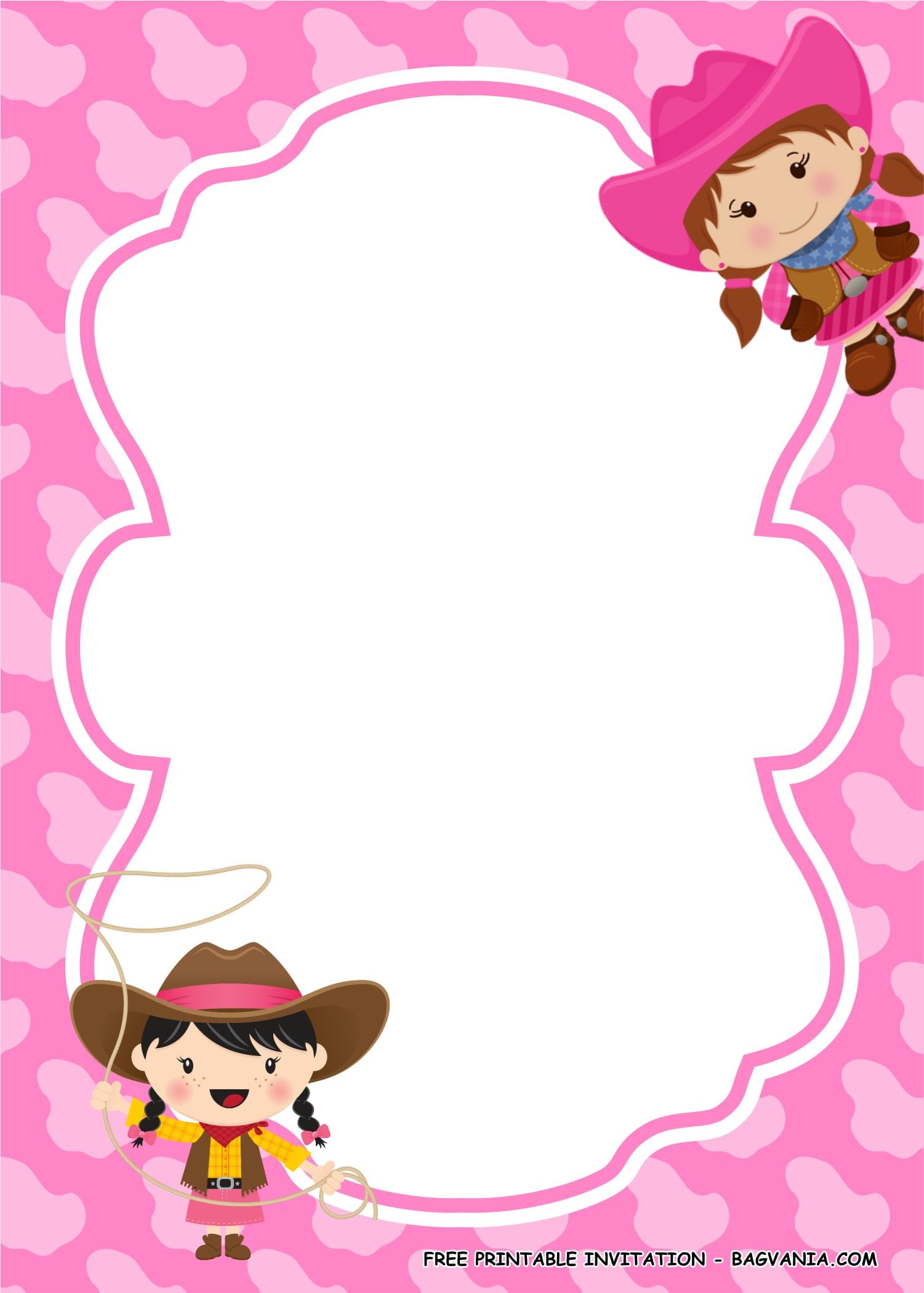Get Free Cowgirl Birthday Invitation Templates PNG Best Free 