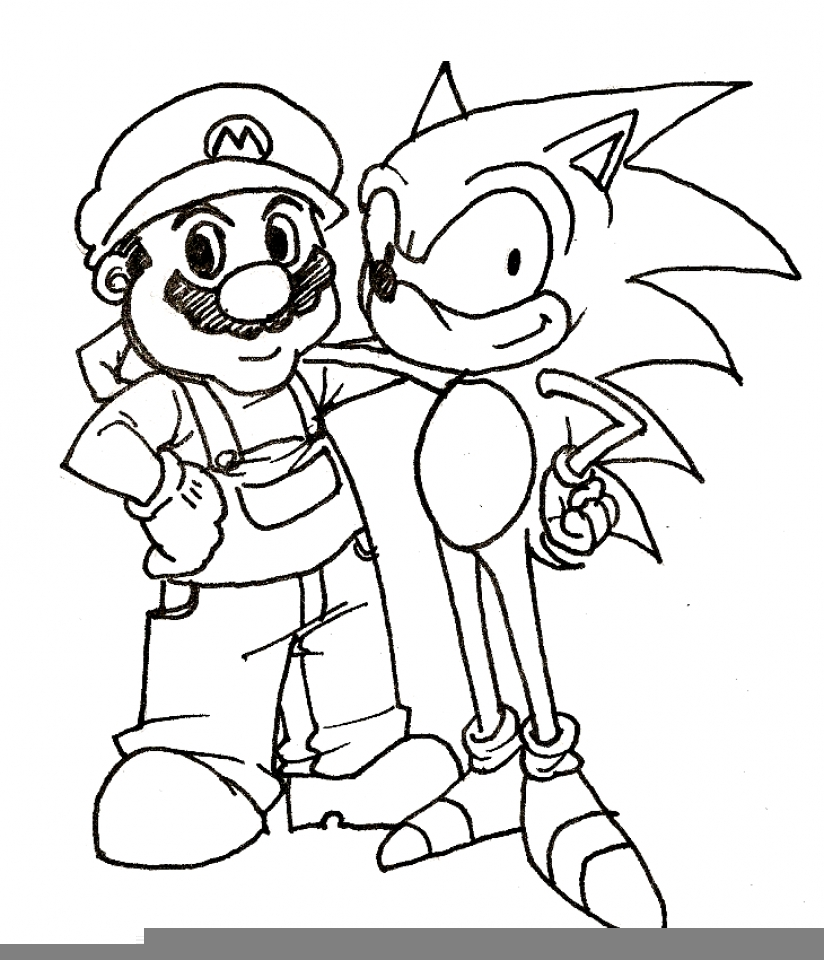 Get This Printable Sonic Coloring Pages 662626