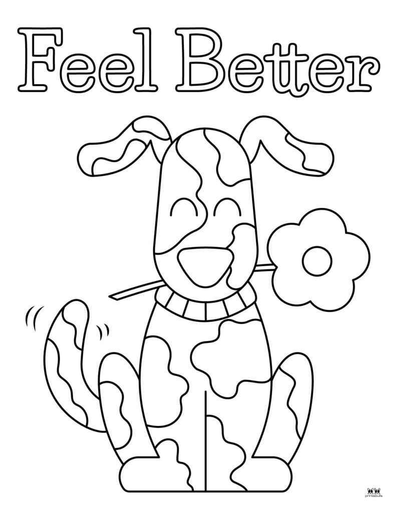 Get Well Soon Coloring Pages 15 FREE Pages Printabulls
