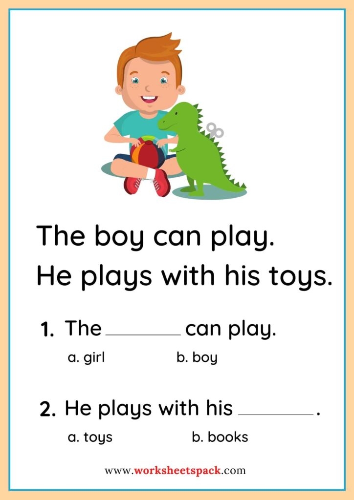 comprehension worksheets free