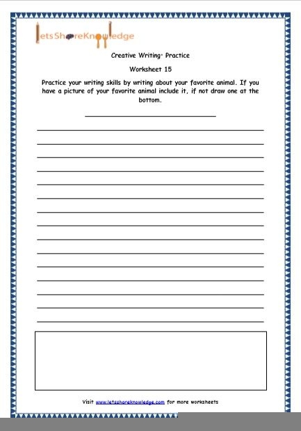 Grade 4 Writing Worksheets Printable Free Writing Worksheets