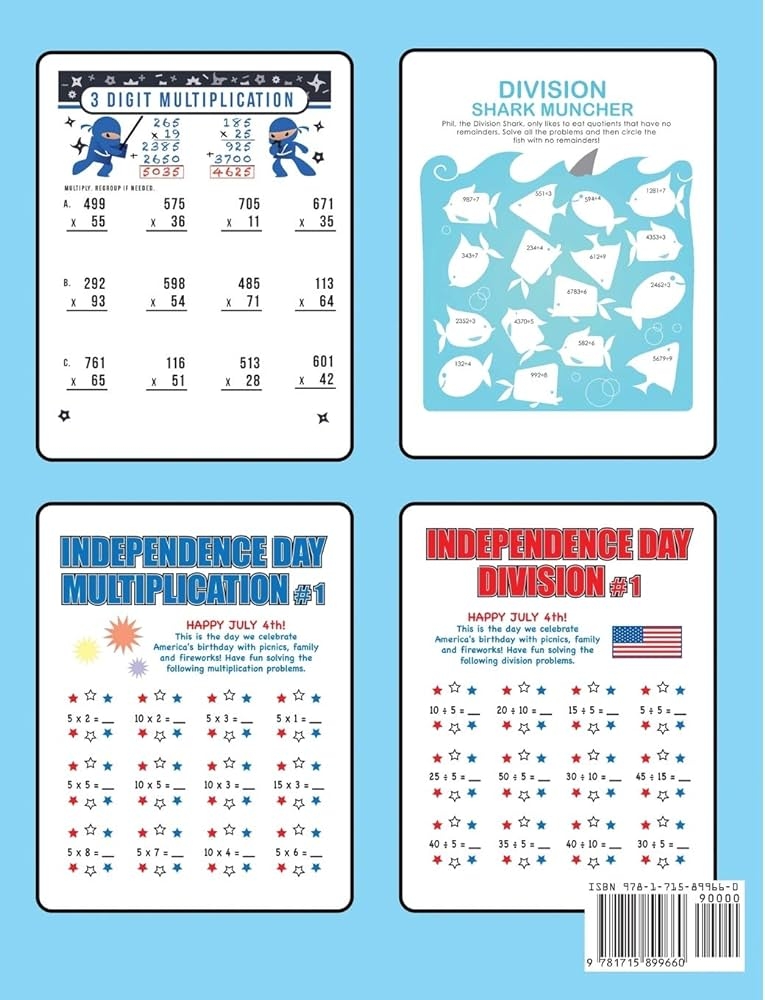 free division worksheets