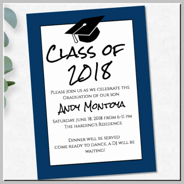 Graduation Ceremony Invitation Templates Free Unique 17 Graduation 
