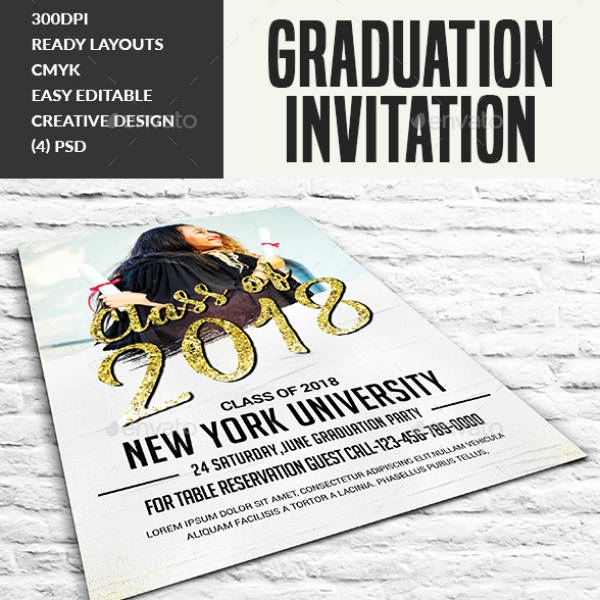 Graduation Ceremony Invitation Templates Inspirational 17 Graduation
