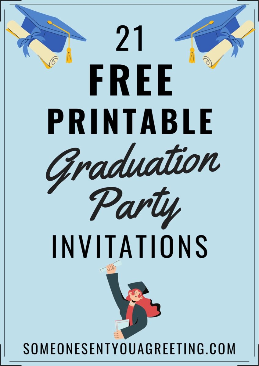 graduation party invitations templates free