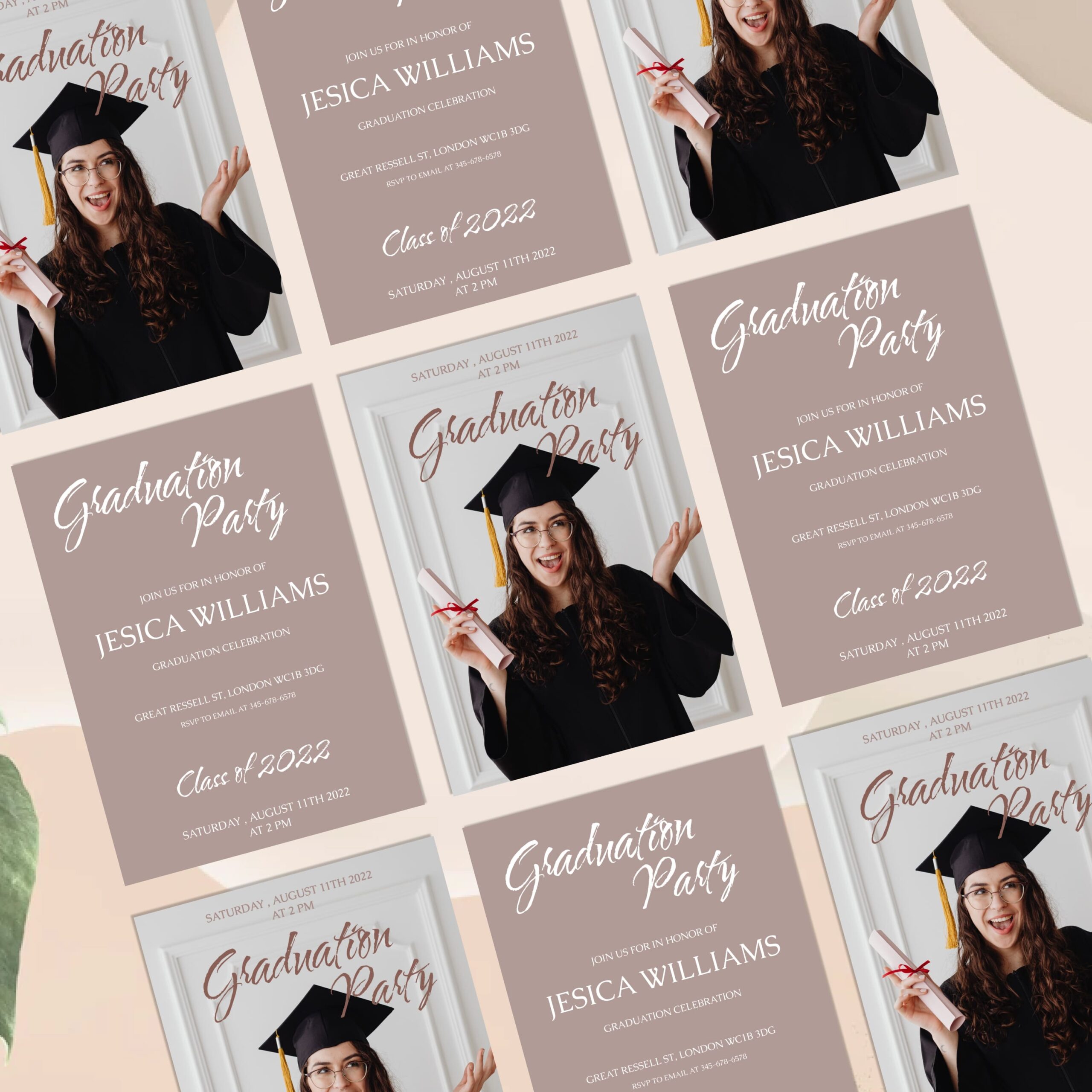 graduation party invite template
