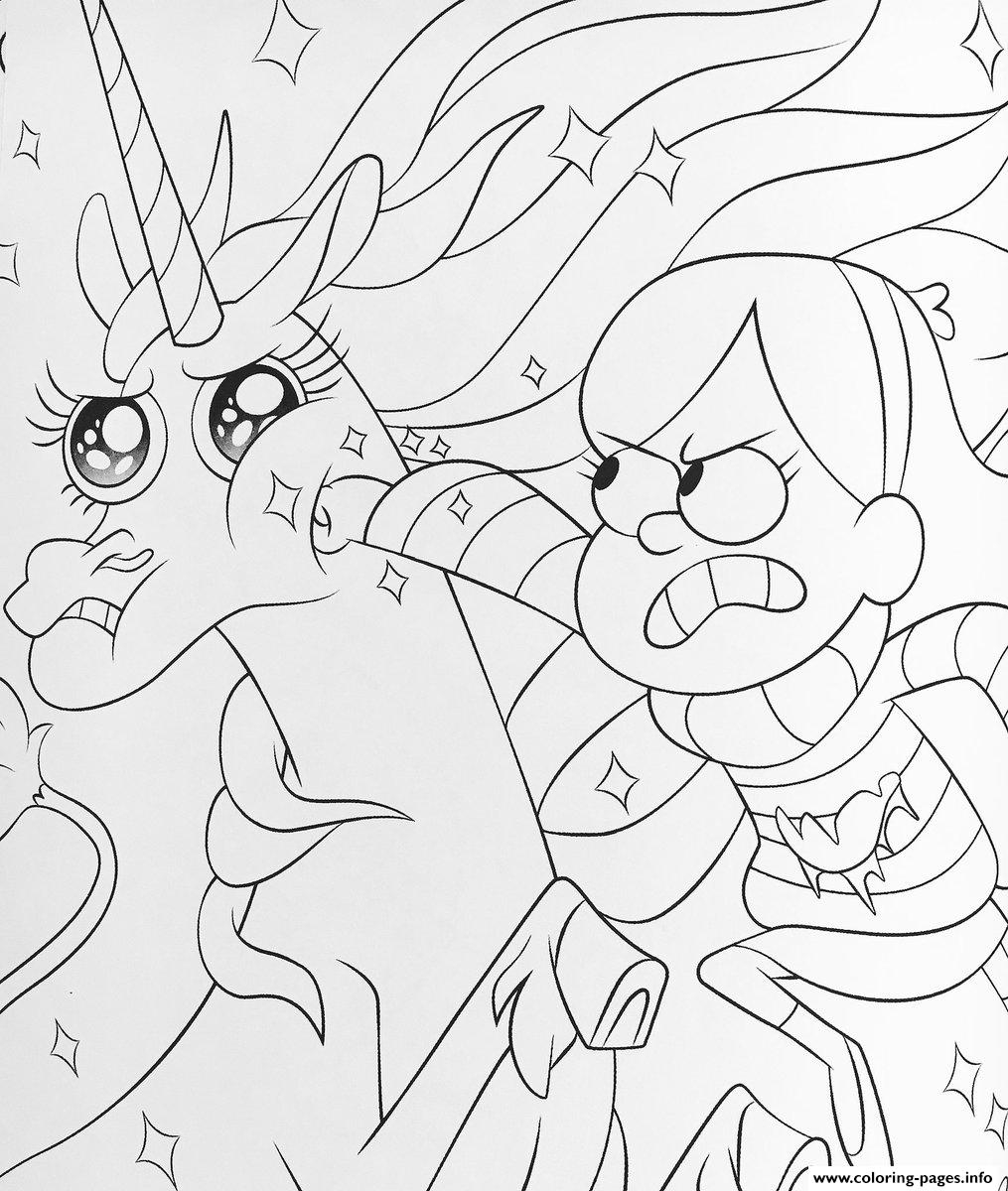 printable coloring pages gravity falls