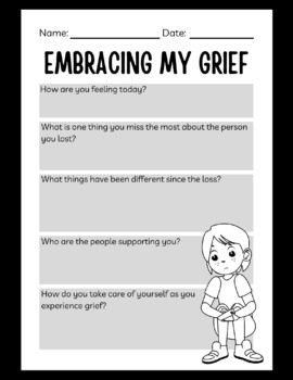 Grief Worksheet Worksheets Library