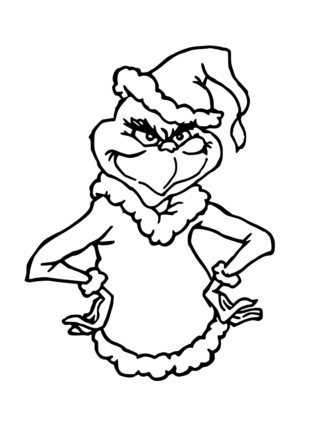 free coloring pages grinch