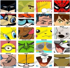 Guess Close Up Character Quiz Answers Apps Answers 