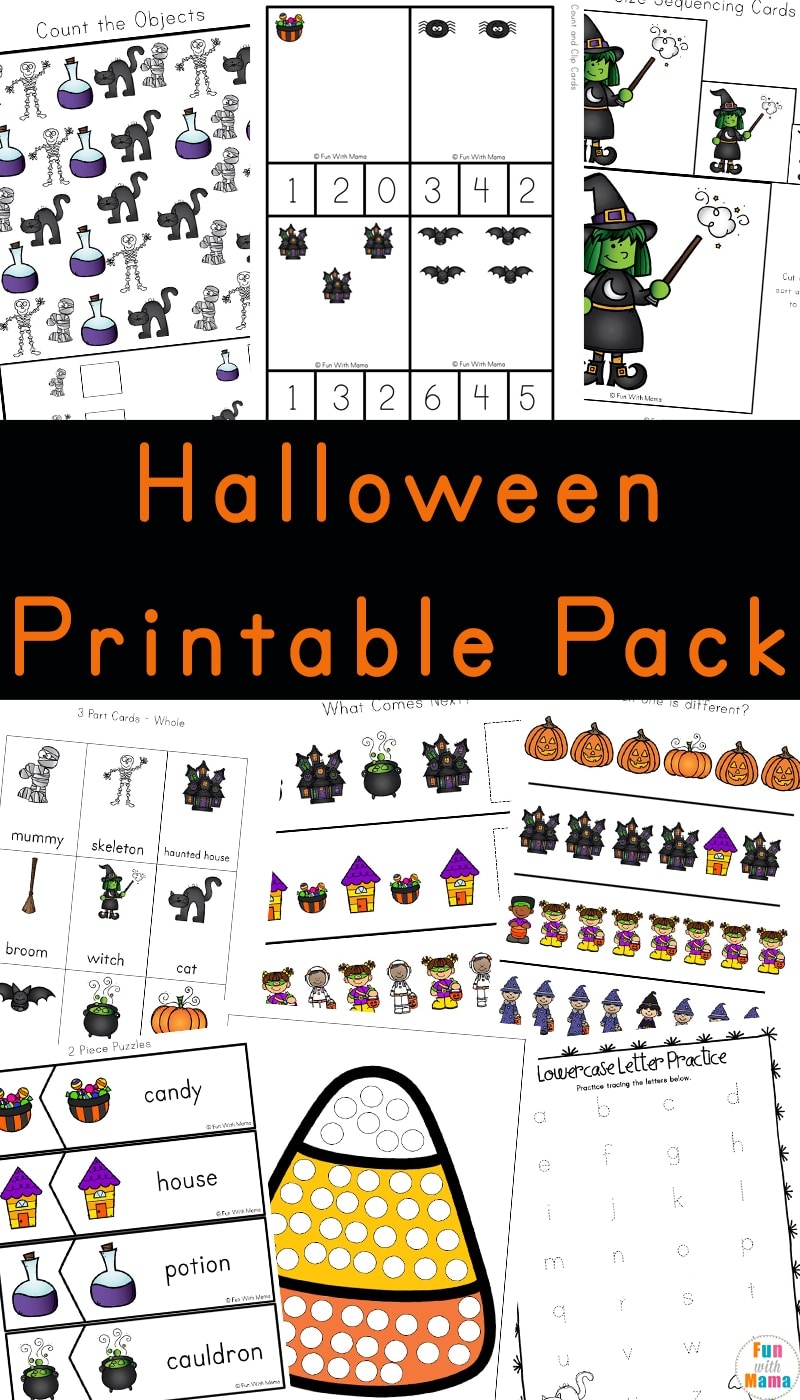 printable halloween games for preschoolers