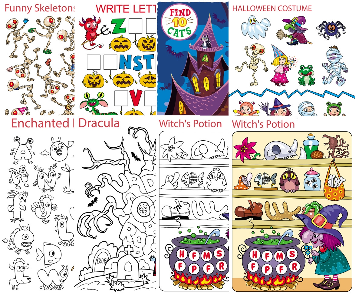 Halloween Dot to Dot Worksheets For Preschoolers TeachersMag