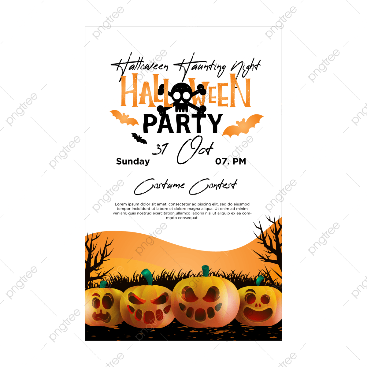 free halloween invitation template