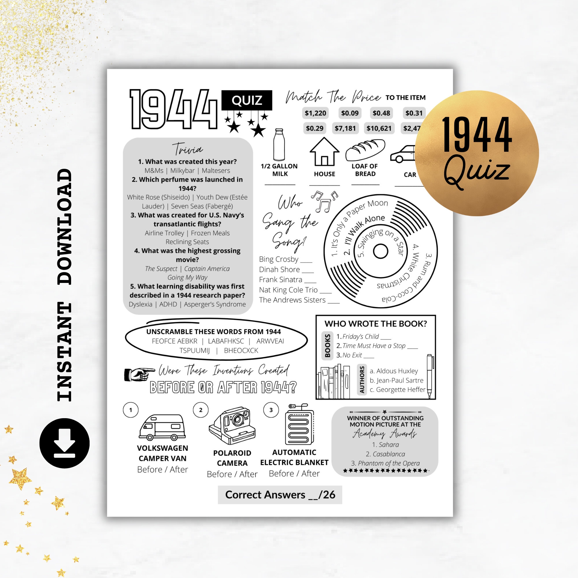 printable picture quiz uk