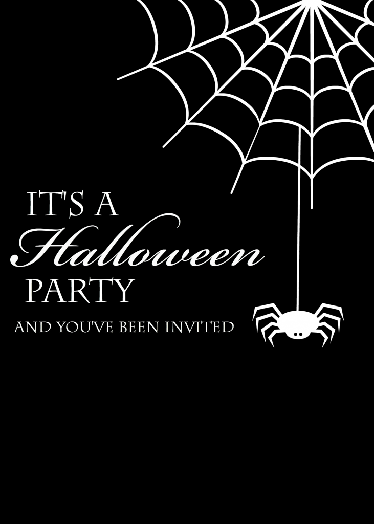 Halloween Party Invite Template