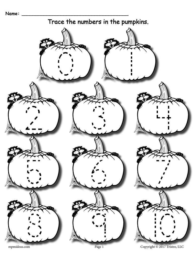 halloween worksheets preschool