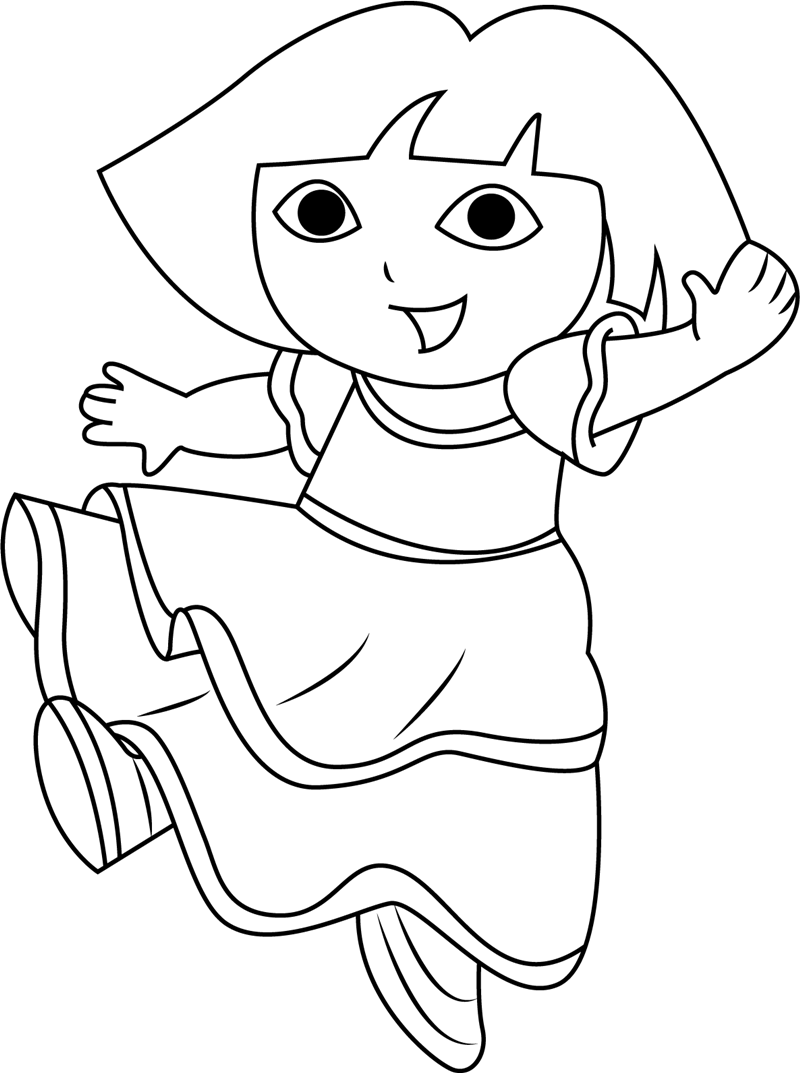 Dora Coloring Pages