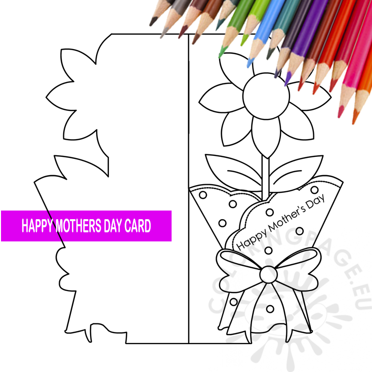 free printable mothers day card template