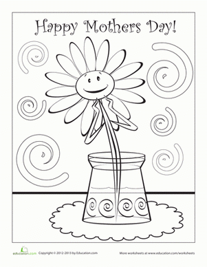 Happy Mothers Day Worksheet Education Worksheets Library