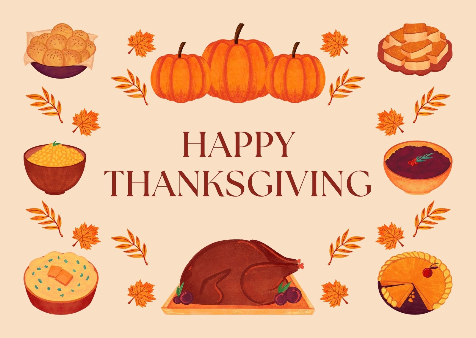 Happy Thanksgiving Cards Free Printable