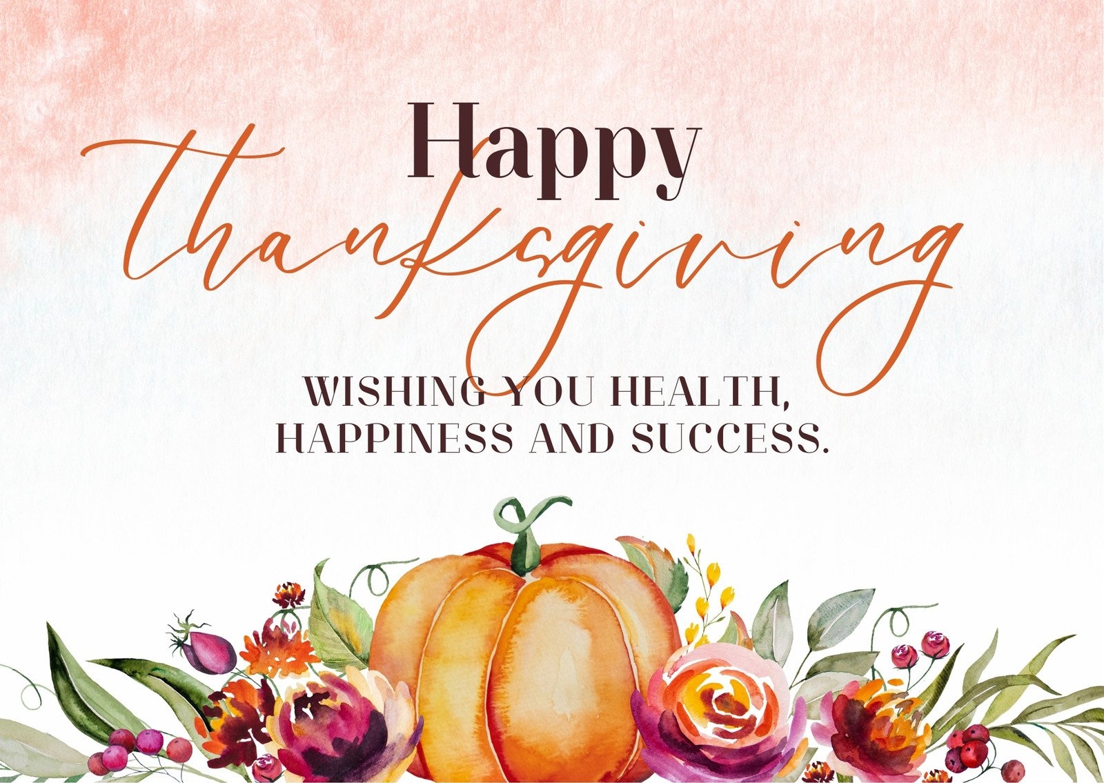 Happy Thanksgiving Cards Free Printable
