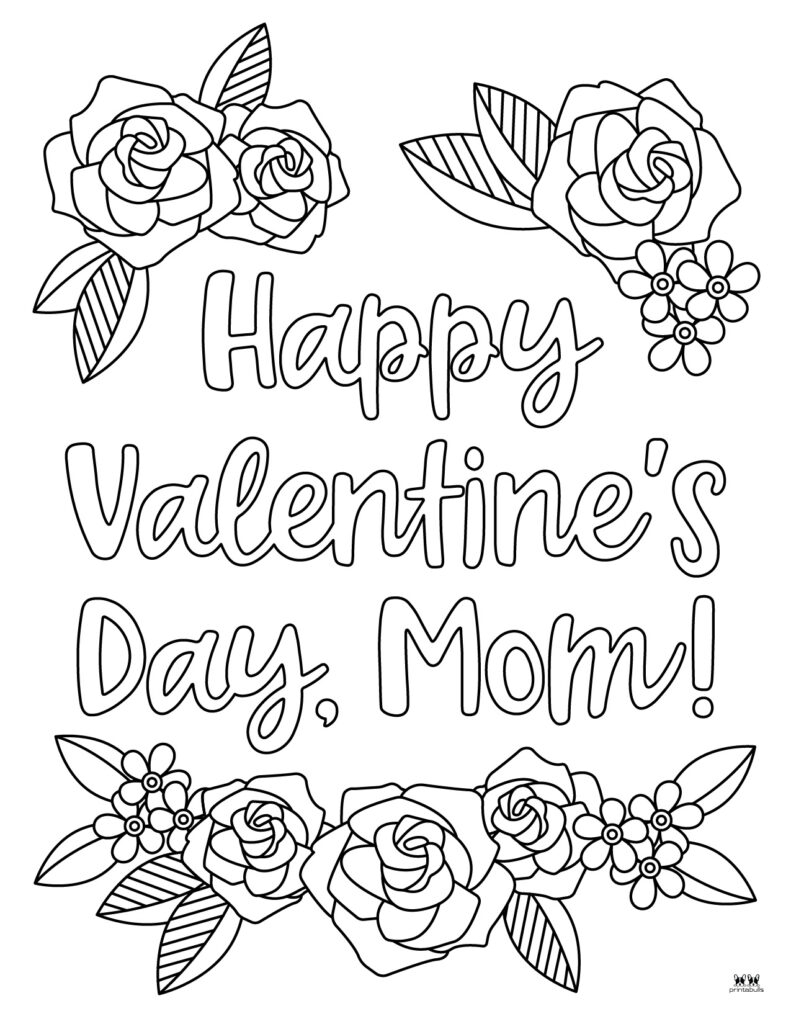 Happy Valentine 39 s Day Coloring Pages 15 Pages Printabulls