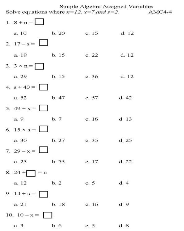 Hard Math Worksheets For 8th Graders 296001 Free Worksheets Samples