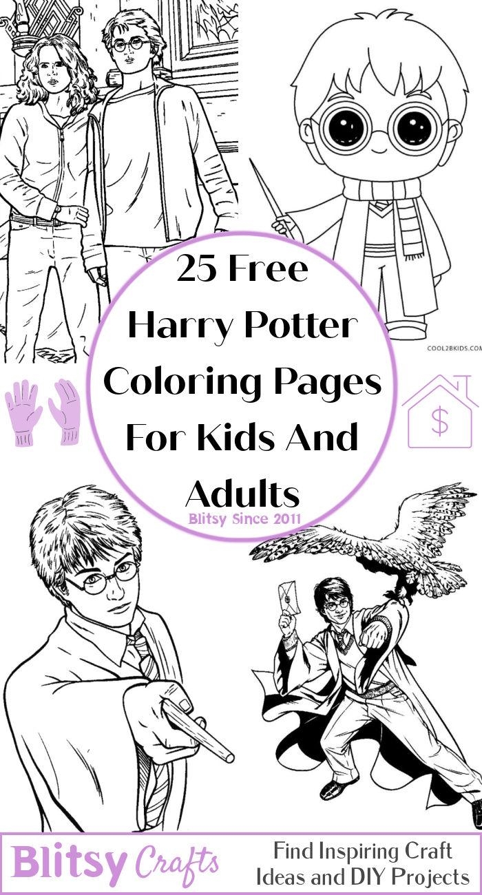 harry potter coloring pages free