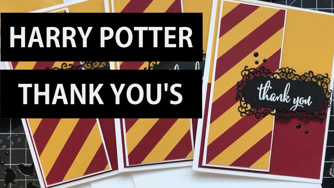 Harry Potter Inspired Thank You Cards How The Party Went Worksheets
