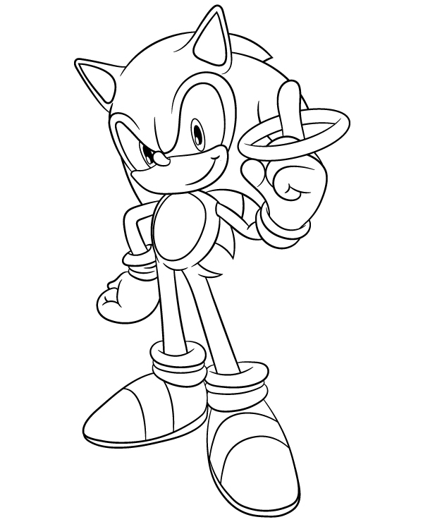 Sonic Coloring Pages Printable