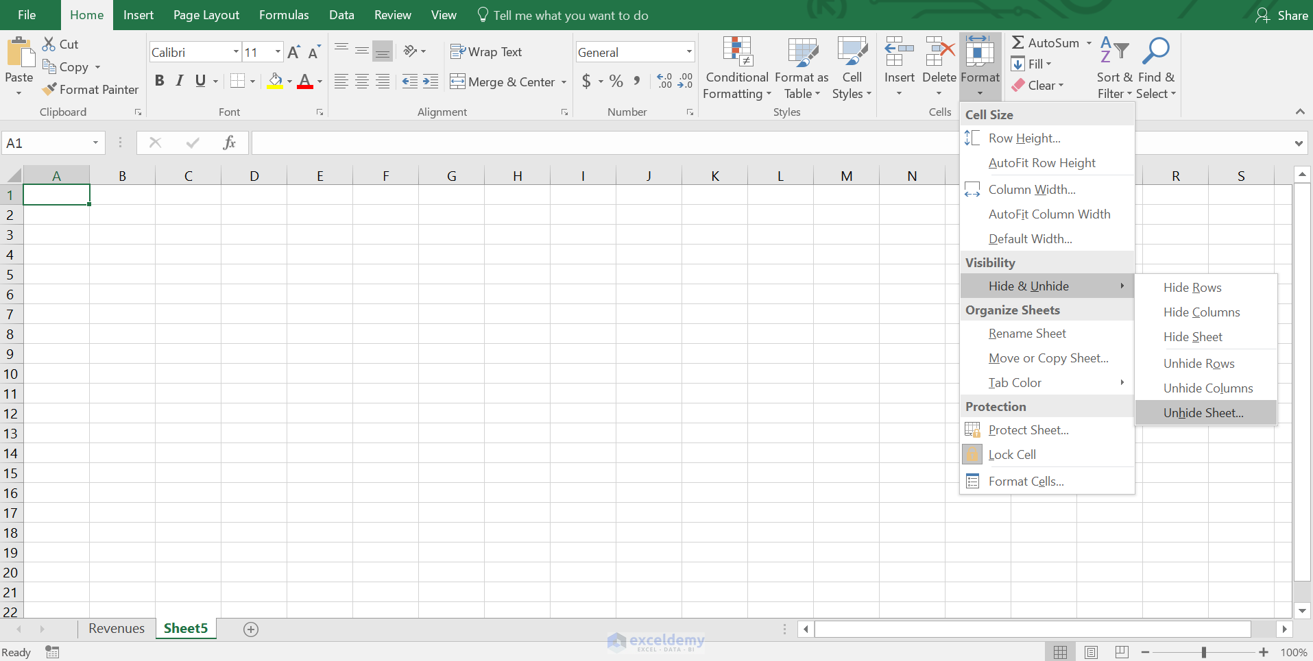 Hide And Unhide Excel Worksheets From A Workbook ExcelDemy