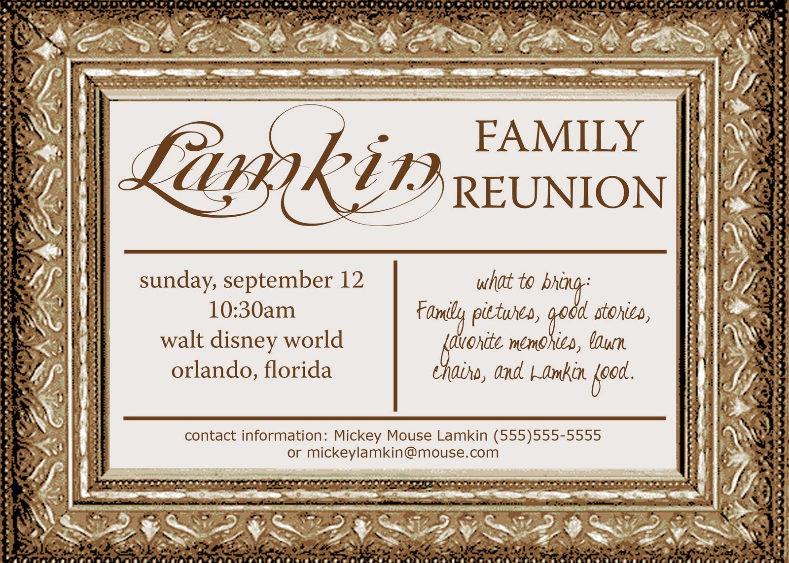 Hocking Hills Ohio Family Reunion Invite Template Planning Your