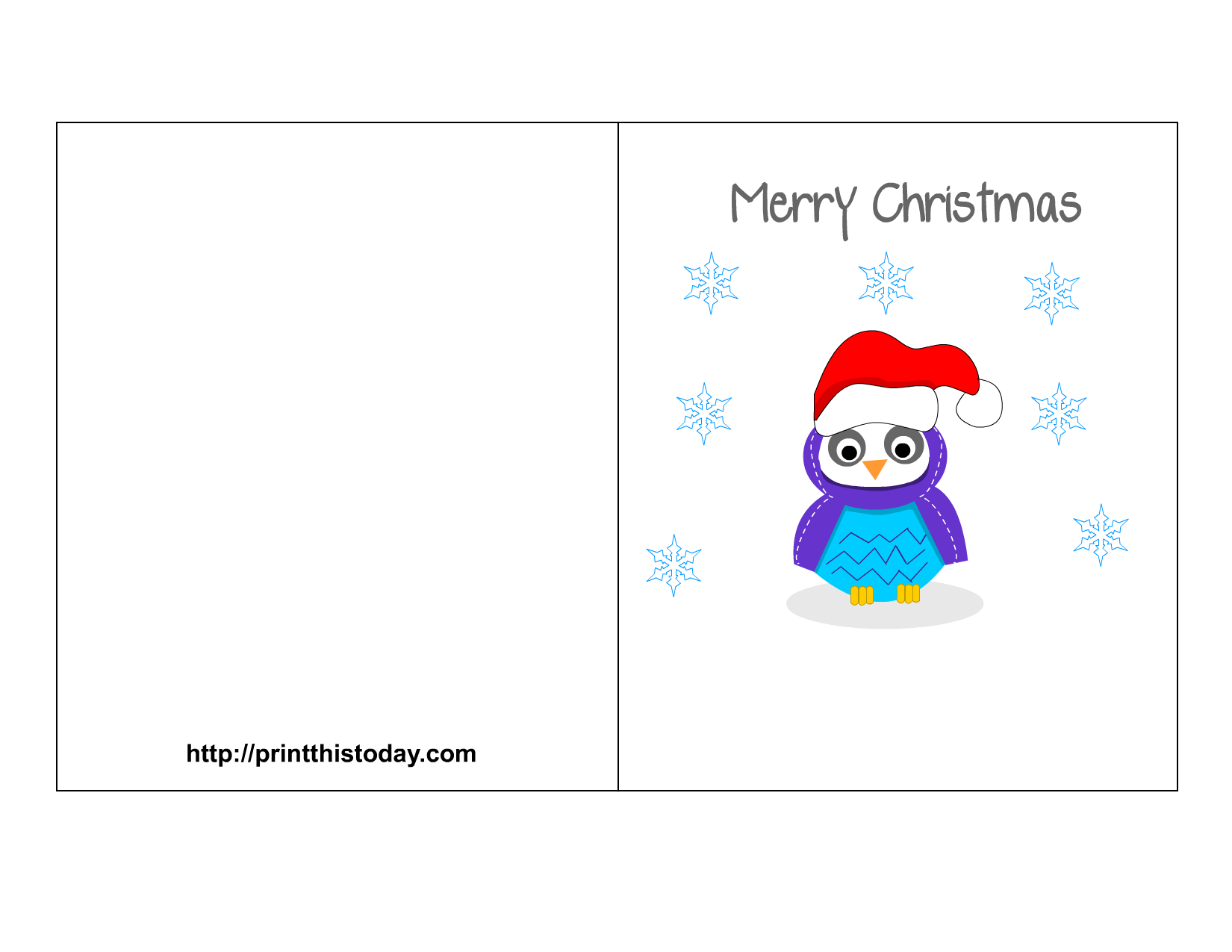 free printable holiday photo cards