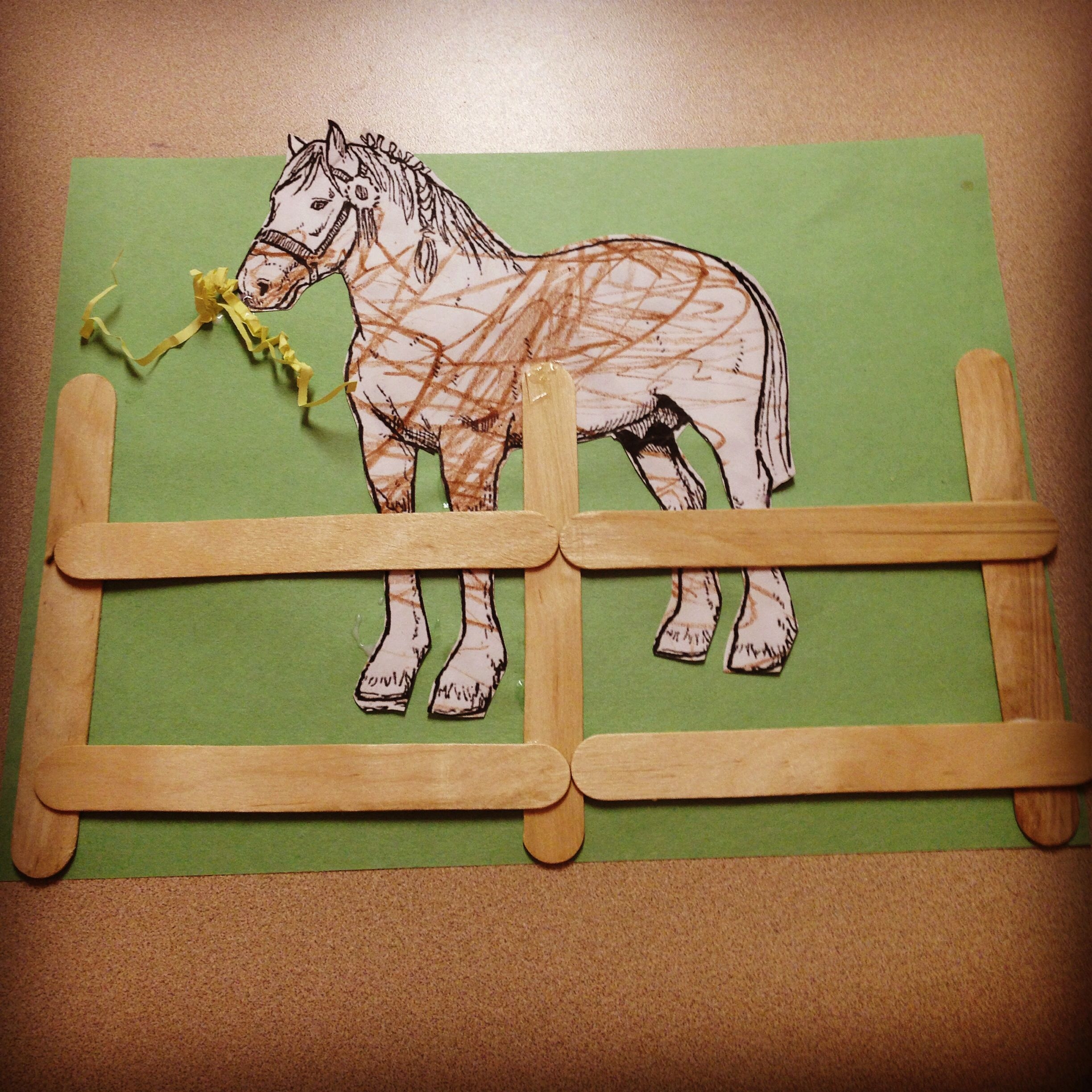printable horse craft