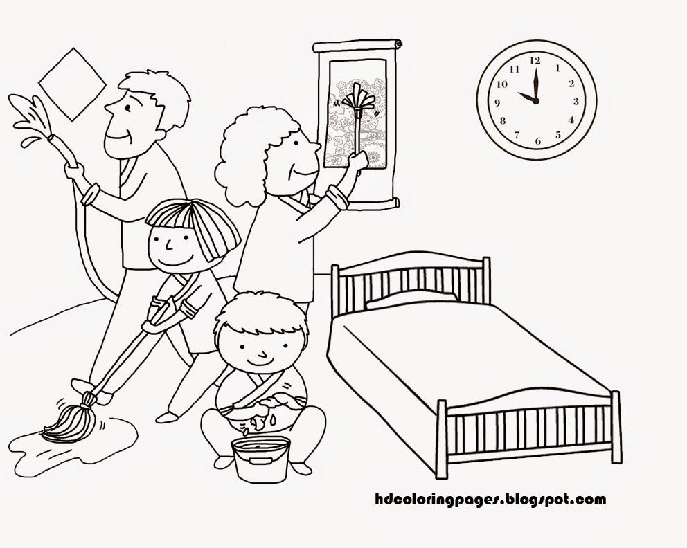 Family Coloring Pages