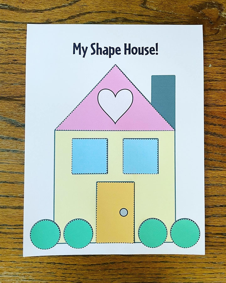 printable craft house