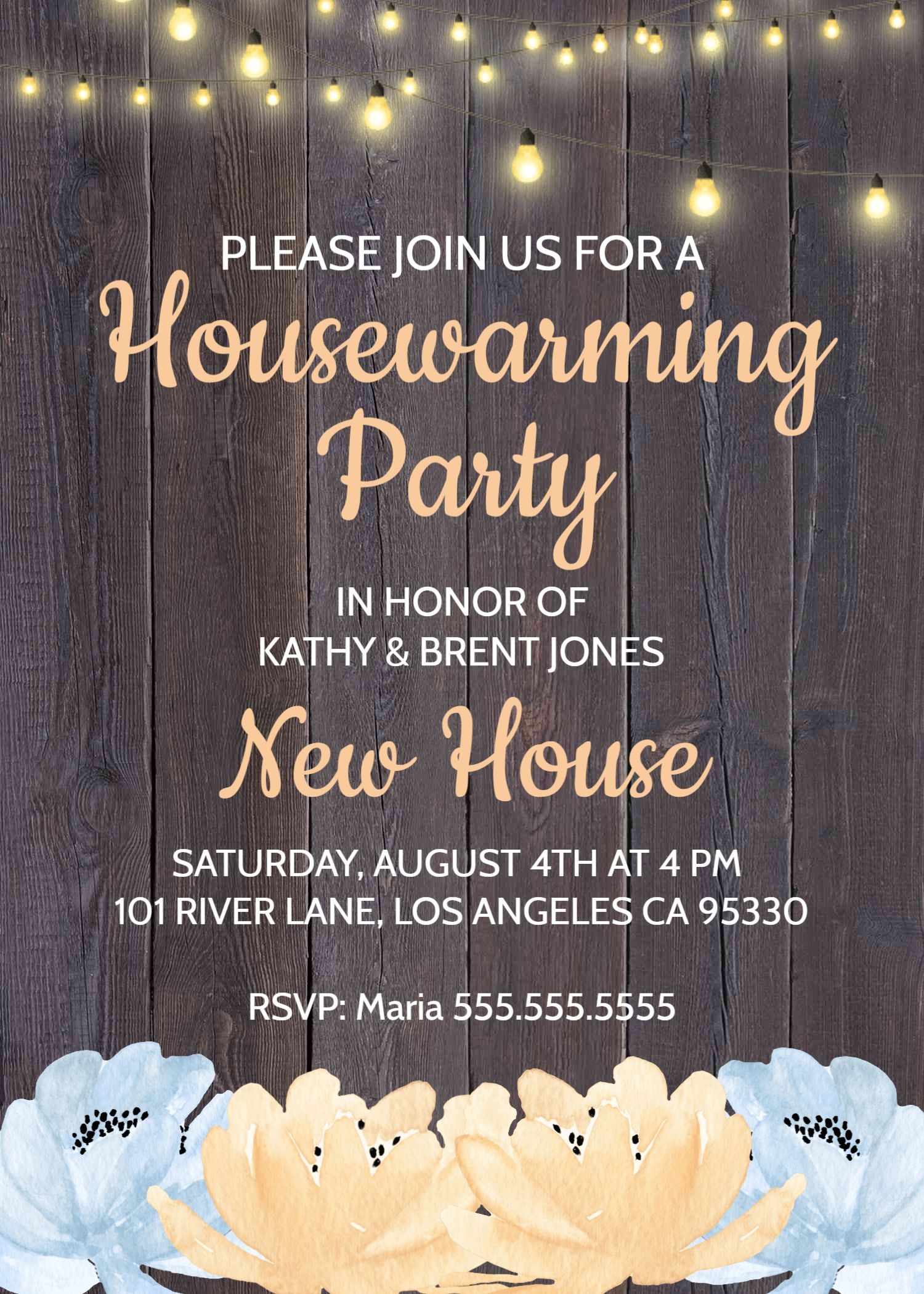 House Warming Invite Template Printable Word Searches