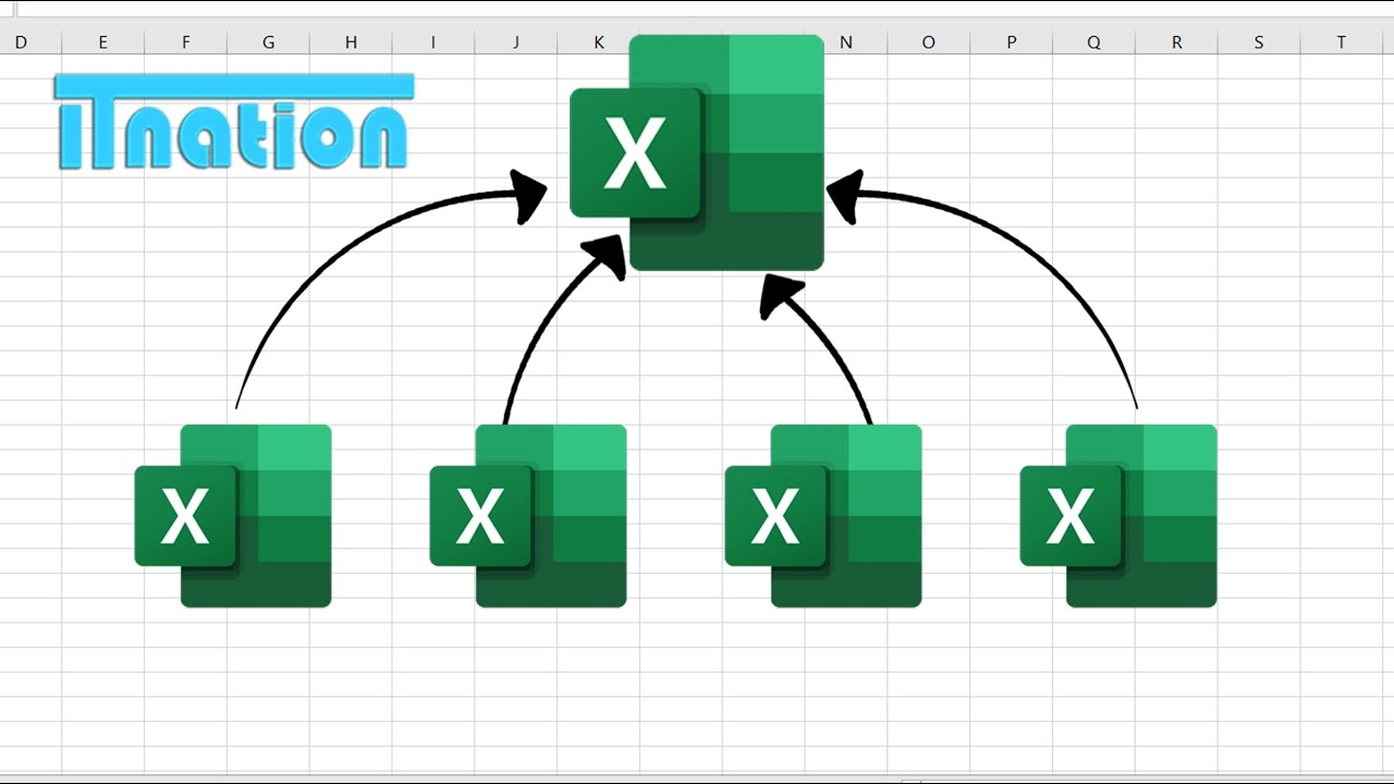 how do i combine multiple worksheets in excel into one