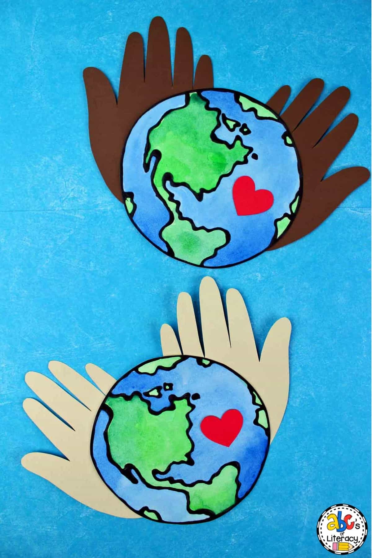 How To Make An Earth Day Hand Print Craft To Celebrate Earth Day