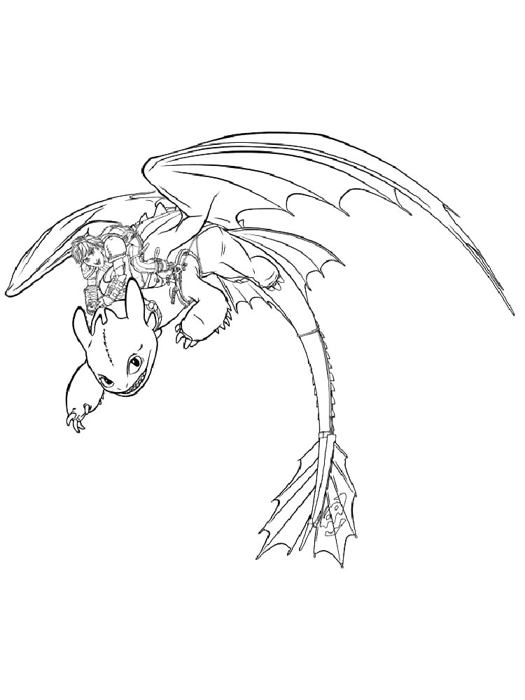 How To Train Your Dragon Coloring Pages