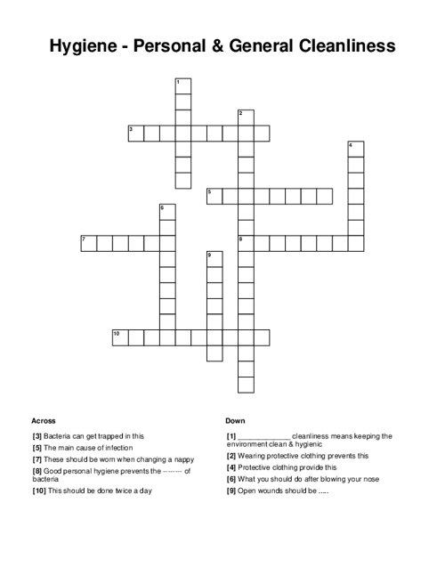 printable crossword puzzle free