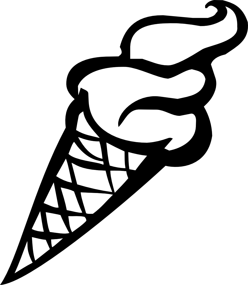 Ice Cream Cone Coloring Page ClipArt Best