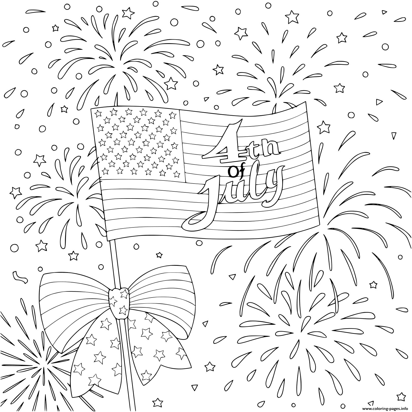 fourth of july coloring pages free
