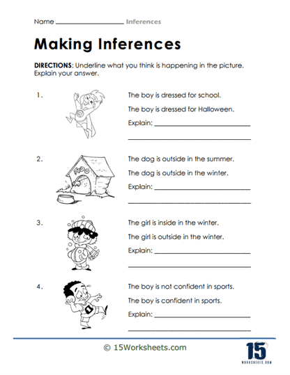 inferencing worksheets