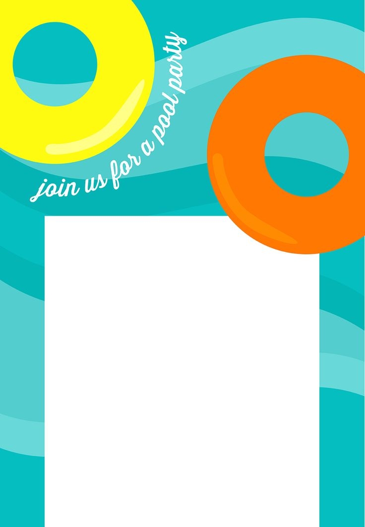pool party invitation template free