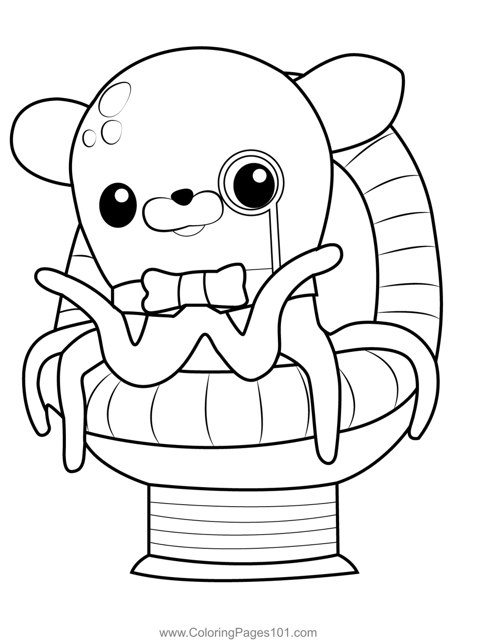 Inkling Octonauts Coloring Page For Kids Free Octonauts Printable