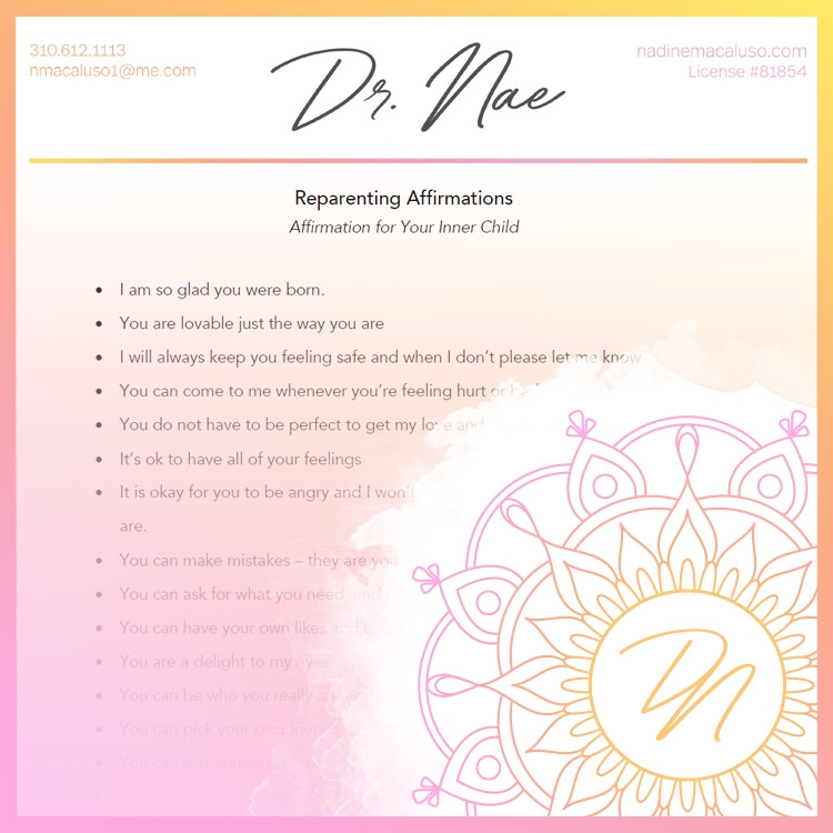 inner child worksheets